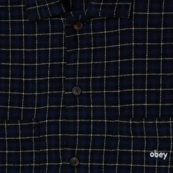 Adams Woven Shirt Academy Navy Multi