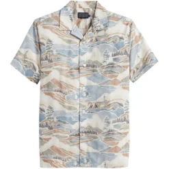 Aloha Shirt Pacific Landscape