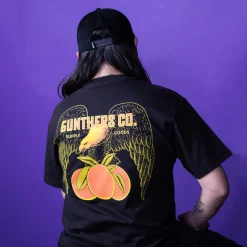 Bald Orange Tee Black