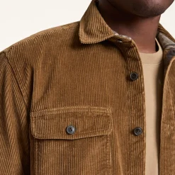 Belmont Corduroy Shirt Coffee