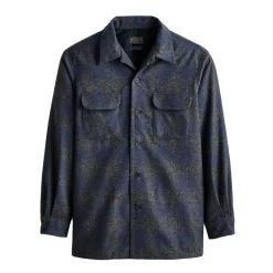 Big Boy Board Shirt Navy/Oxford Mix Ombre 24'