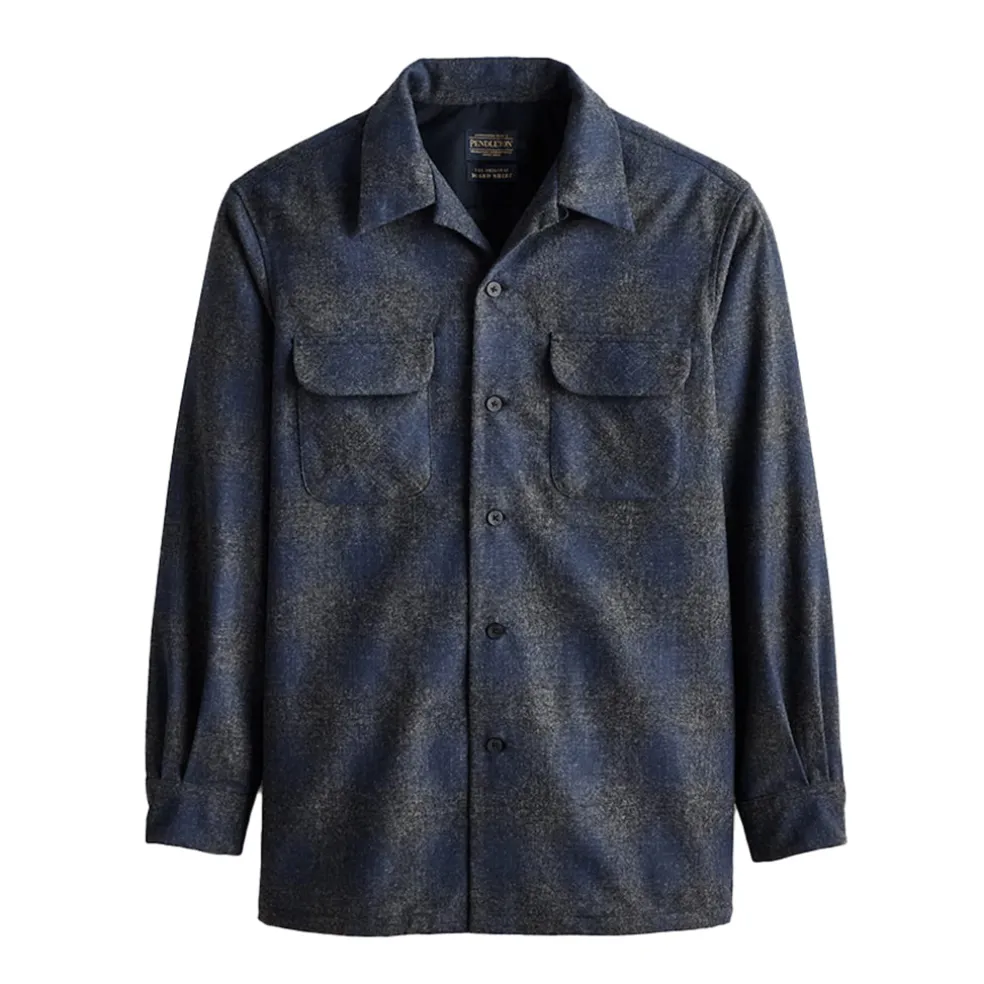 Big Boy Board Shirt Navy/Oxford Mix Ombre 24'