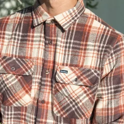 Birch Flannel Rust Plaid