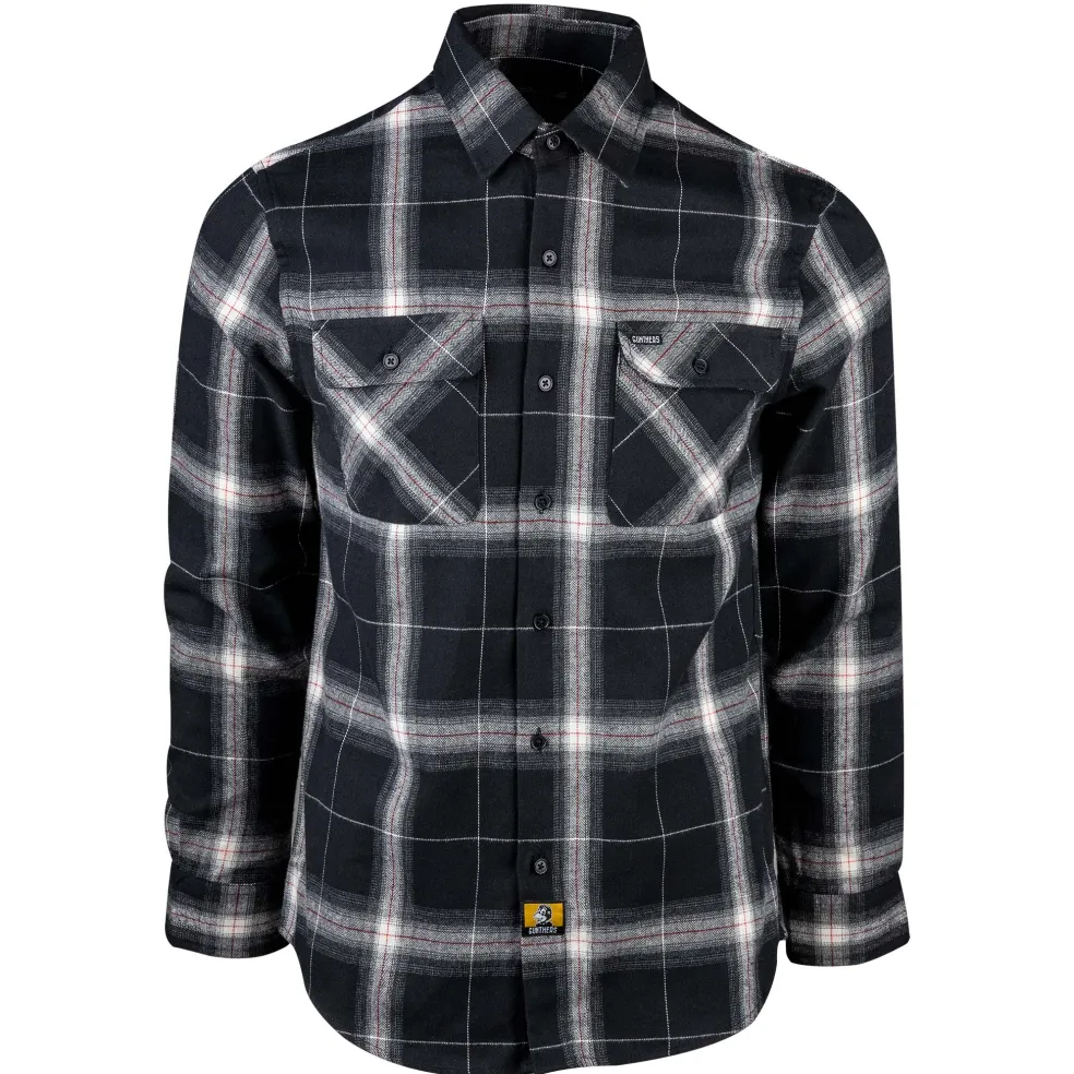Birch Street Flannel - Black Ombre