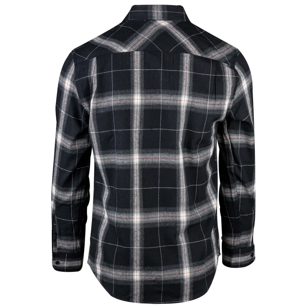 Birch Street Flannel - Black Ombre