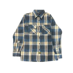 Birch Street Flannel Blue Cream Ombre