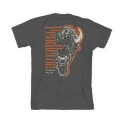 Bison Head Graphic Tee Asphalt/Rust