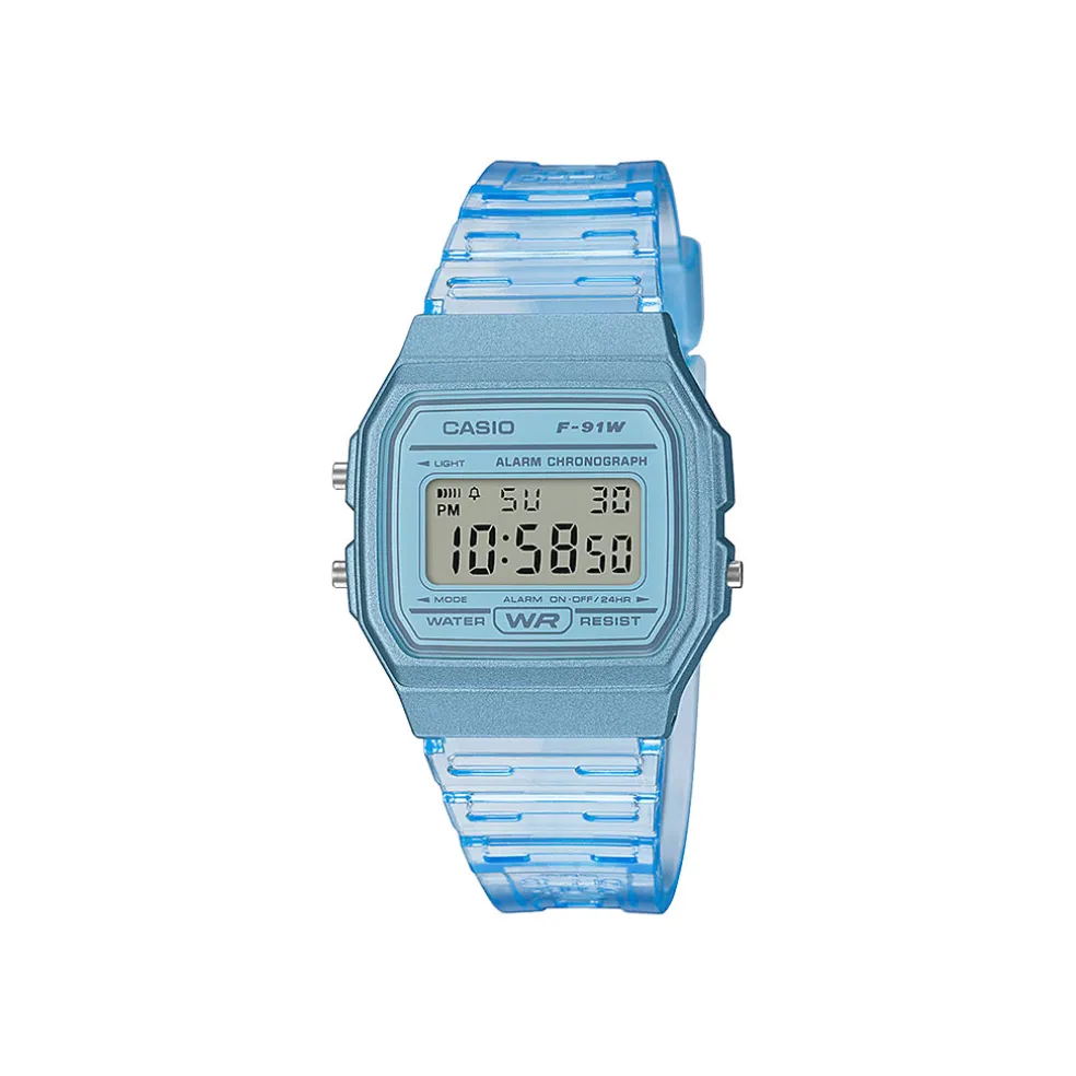 Blue Translucent Digital Watch