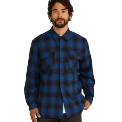 Board Shirt Blue/Black Plaid 24' Tall