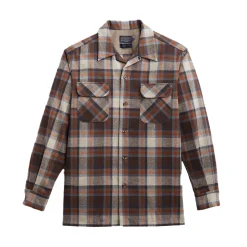 Board Shirt Brown/Tan Mix Plaid Spring 24'