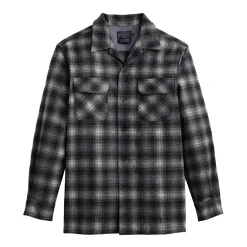 Board Shirt Grey Ombre Check Fall 23' Tall