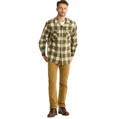 Board Shirt Olive Plaid 25'