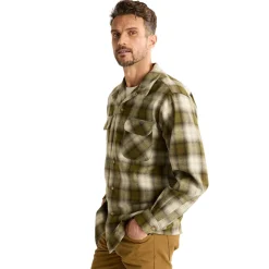 Board Shirt Olive Plaid 25'