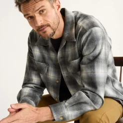 Board Shirt Oxford Mix/Green Ombre