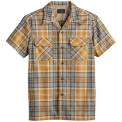 Board Shirt Short Sleeve Grey Mix/Gold Plaid 23'