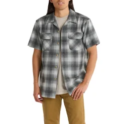 Board Shirt Short Sleeve Oxford Mix/Green Ombre