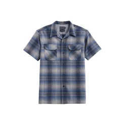 Board Shirt Short Sleeve Grey/Navy Ombre