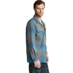 Board Shirt Tall Blue Multi/Taupe Mix Ombre 25'