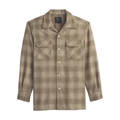 Board Shirt Tan Mix Shadow Plaid 25'
