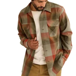 Board Shirt Tan/Red Plaid 24'