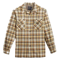 Board Shirt Taupe Mix Plaid Spring 24'