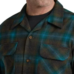 Board Shirt Teal/Charcoal Ombre 25'