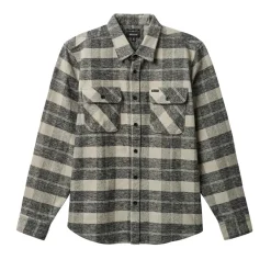 Bowery Heavy Weight L/S Flannel Black/Charcoal