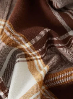 Bowery Lightweight Ultra Flannel Chocolate/Off White