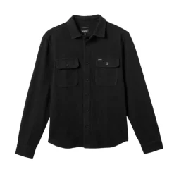 Bowery textured Twill Overshirt Black