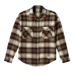 Bowery W Classic Flannel Pinecone Brown/Black/Sand