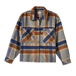 Bowery W Soft Brushed Flannel Dark Denim