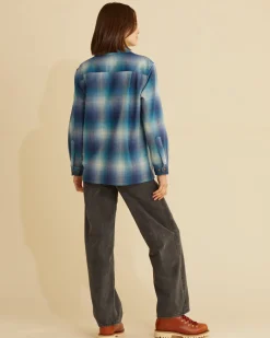 Boyfriend Board Shirt Blue Ombre 23'