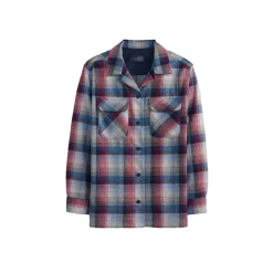 Boyfriend Board Shirt Grey/Berry Multi Check 24'