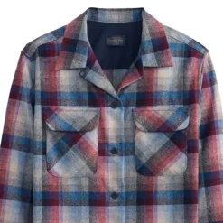 Boyfriend Board Shirt Grey/Berry Multi Check 24'