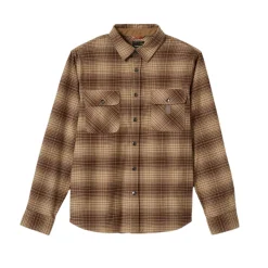 Builders Bowery Stretch Water Resitant Flannel Pine Needle/Sunbaked