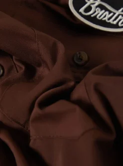 Builders Olson S/S Woven Chocolate