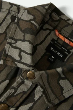 Builders Stretch Overshirt Bark Camo