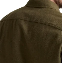 Burnside Flannel Shirt Forest Green Heather