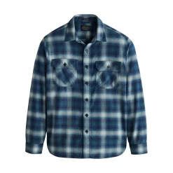Burnside Navy/Blue/Grey Plaid 24'