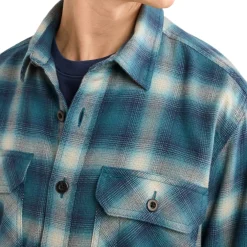 Burnside Navy/Blue/Grey Plaid 24'