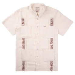 Caballero Guayabera Vintage White