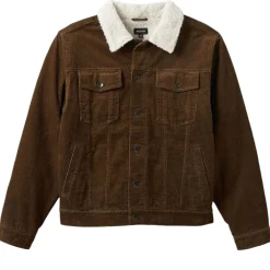 Cable Lined Trucker Jacket Pinecone Brown