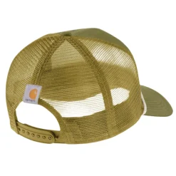 Canvas Mesh-Back Craft Patch Cap Olive
