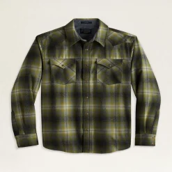 Canyon Shirt Green/Grey Mix Ombre 22