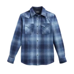 Canyon Shirt Navy Mix Ombre