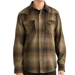 Canyon Shirt Olive/Brown Ombre 24'