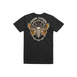 Chained Moth Tee Black