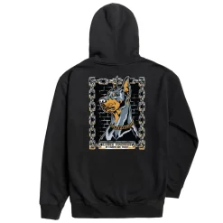 Chainlink Zip Up Hoodie Black
