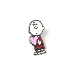 Charlie Brown Heart Pin
