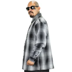 Checker L/S Flannel Shirt Black/Grey